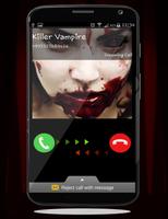 Call vampire -Fake Call Video capture d'écran 2