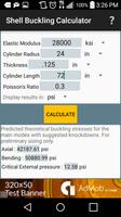 Shell Buckling Calculator screenshot 1