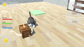 Cute kitten Cat Virtual Pet captura de pantalla 1