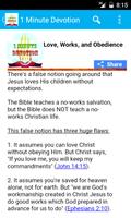 1 Minute Bible Devotion 截图 1