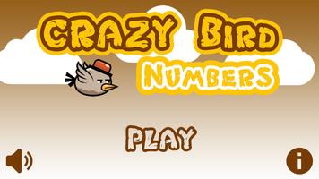 Crazy Bird: Numbers Affiche