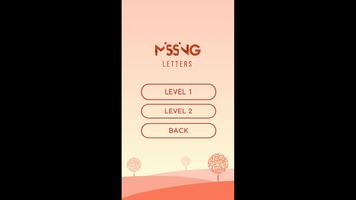 Missing Letters plakat