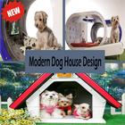 Projeto moderno da casa de cão ícone