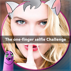 The one-finger selfie icône