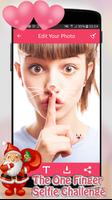 The one-finger selfie poster