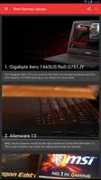 Best Gaming Laptop Reviews Affiche