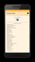 Contact Picker স্ক্রিনশট 3