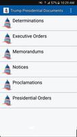 Trump Presidential Documents الملصق