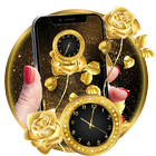 Rose Gold Lock Theme-icoon