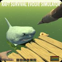 Raft Survival Evolve Simulator Affiche