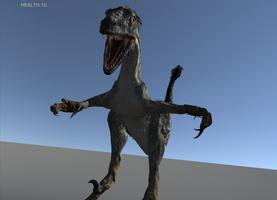 Real Raptor Simulation Room 3D Affiche