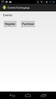 EventsTestingApp ภาพหน้าจอ 1