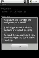 1 Schermata One SMS 1.6