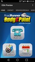 Road Runner Body and Paint Affiche