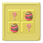 Surprise eggs easter memory icon