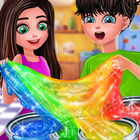 Glitter Six Gallon Slime Rainbow Squishy icon