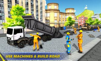 Mega City Road Construction Real Builder Simulator screenshot 2