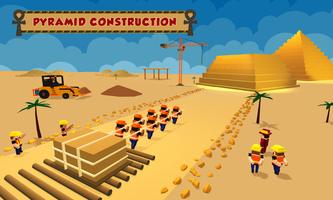 Ägypten Pyramid Builder Spiele Plakat