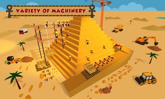 Egypt Pyramid Builder Games ภาพหน้าจอ 3