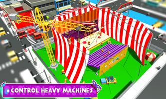 Thành phố Circus xây dựng: Builder Craft Simulator ảnh chụp màn hình 1
