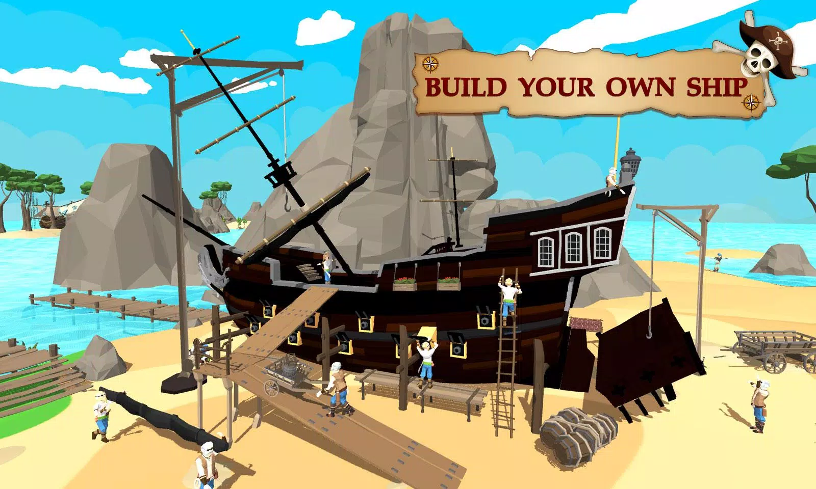 Download do APK de pirata navio construir : construção construir bata para  Android
