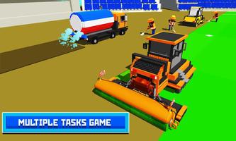 Stadium Construction : Play Town Building Games screenshot 1