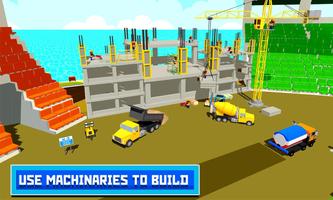 Stadium Construction : Play Town Building Games screenshot 2