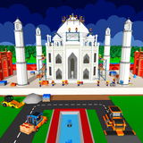 Taj Mahal Construction Games icon