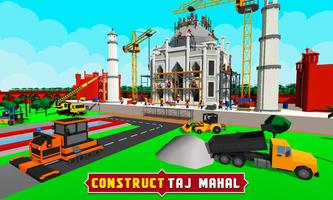 Taj Mahal Jeux de construction Affiche