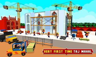 Taj Mahal Construction Games screenshot 1