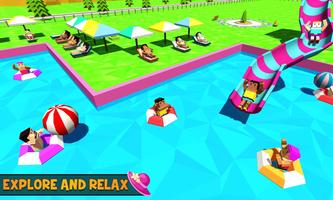 Water Park Craft: Waterslide Uphill Rush Adventure screenshot 1