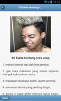 Fakta tentang Reza arap screenshot 1