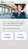 One Touch Law: Instant Lawyers poster