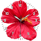 Flower Clock Live Wallpaper আইকন