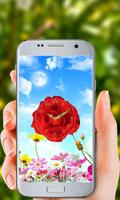 Flower Clock Live Wallpaper screenshot 3