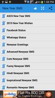 New Year SMS پوسٹر