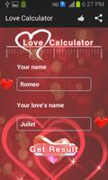 Calculatrice d'amour capture d'écran 1