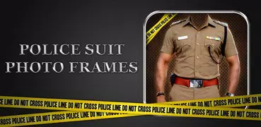 Police Suit Photo Frames