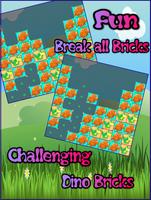 Brick Breaker - Dinosaur Game capture d'écran 2