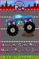 Monster Trucks For Girls:Match تصوير الشاشة 1