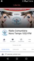 Rádio C. Novo Tempo 105,9 FM Ekran Görüntüsü 1