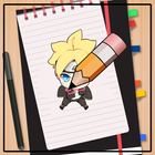 ikon How to Draw Boruto