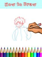 How to Draw Boruto تصوير الشاشة 2