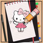 ็How to Draw Hello Kitty icon