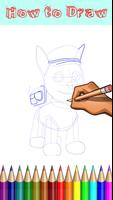 How to Draw Paw Patrol Affiche
