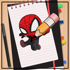 How to Draw Spiderman أيقونة