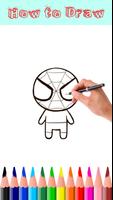 How to Draw Spiderman الملصق