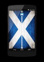 scotland Flag Lock Screen Affiche