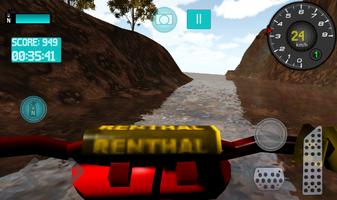 Canyon Motocross Simulator Poster