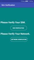 Sim & Network Verification ภาพหน้าจอ 1